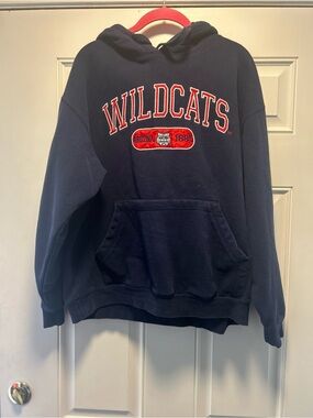 Arizona Wildcats Navy Hoodie with Red Accent